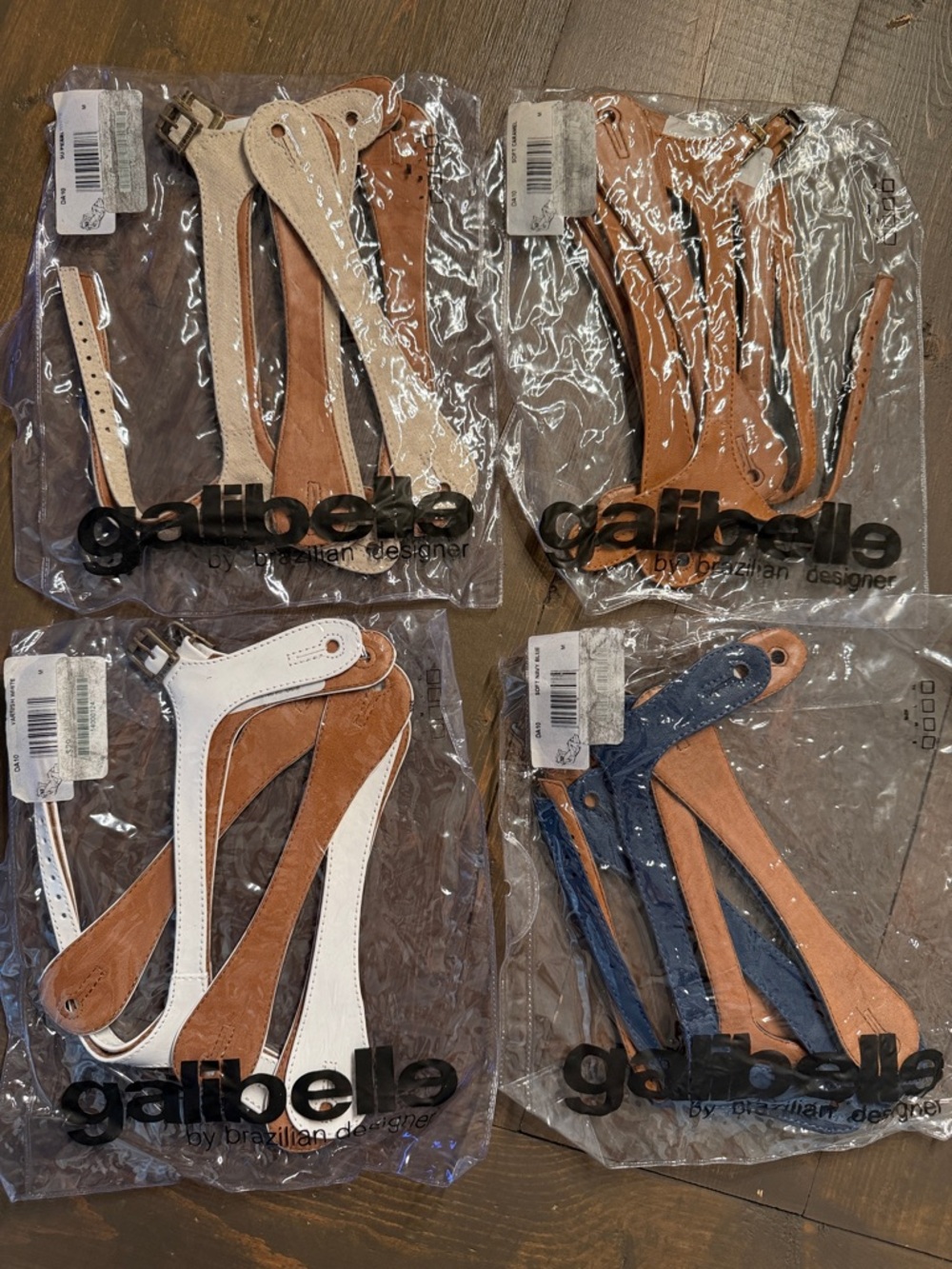 Galibelle by Brazilian Design Interchangeable Shoe Straps New in Package